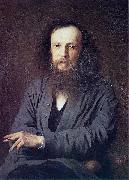 Ivan Nikolaevich Kramskoi I. N. Kramskoy. D. I. Mendeleev. oil painting artist